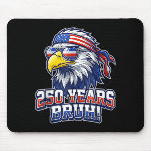 250 Years Anniversary Bruh Eagle Dabbing 4th of Mouse Mat