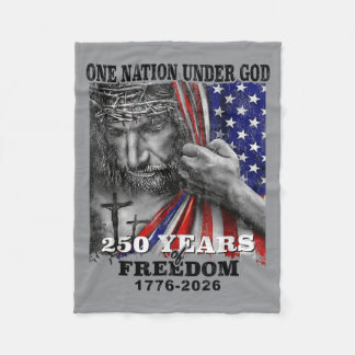 250 Years Dom 1776 2026 250th 4th July Fleece Blanket