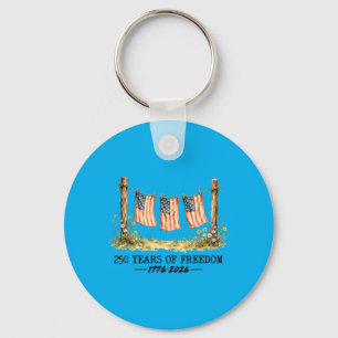 250 Years Faith And Dom Christian Usa 250th Key Ring