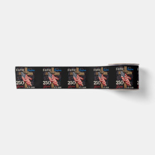 250 Years Faith and Freedom 4th of July Shirts Chr Satin Ribbon