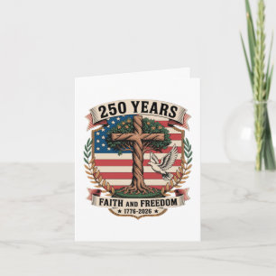 250 Years Faith and Freedom Holiday Card