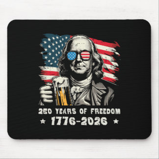 250 Years Freedom Ben Franklin 250th Anniversary U Mouse Mat