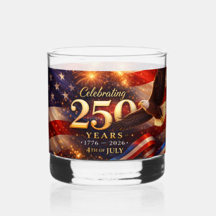 250 Years Independence Day Whiskey Glass