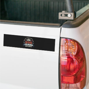 250 Years No Kings Patriotic Bumper Sticker