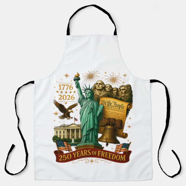250 Years of American Freedom Apron (Front)
