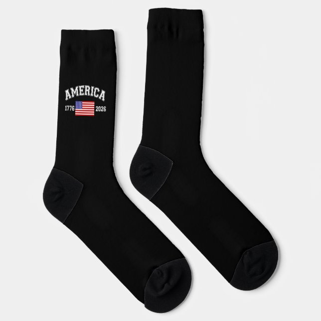 250 Years of American Independence 1776 2026 Socks (Right)