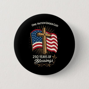 250 Years Of Blessing - 250th Anniversary - Christ 6 Cm Round Badge