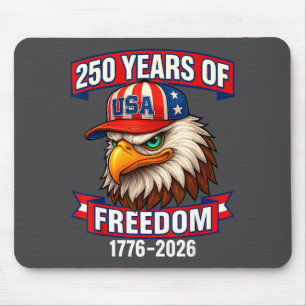 250 Years Of Dom 1776 2026 Bald Eagle 250th Birthd Mouse Mat