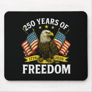 250 Years Of Dom 1776 2026 Bald Eagle 250th Birthd Mouse Mat