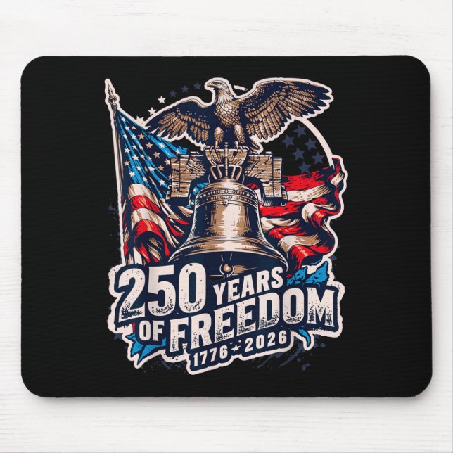 250 Years of dom - Liberty Bell Independence Mouse Mat (Front)
