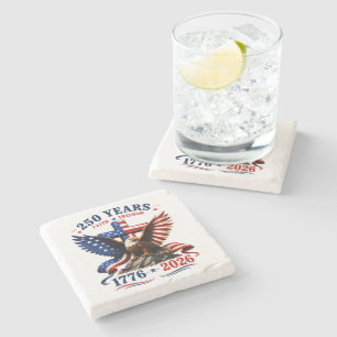 250 Years of Faith and Freedom Stone Coaster
