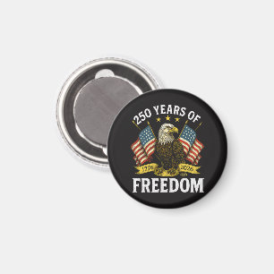 250 Years of Freedom 1776 2026 Bald Eagle Magnet