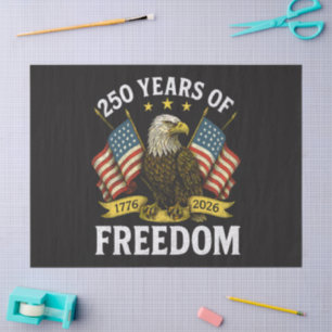 250 Years of Freedom 1776 2026 Bald Eagle Tissue Paper