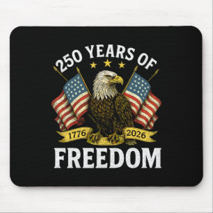 250 Years Of Freedom 1776 2026 Ld Eagle 250th Birt Mouse Mat