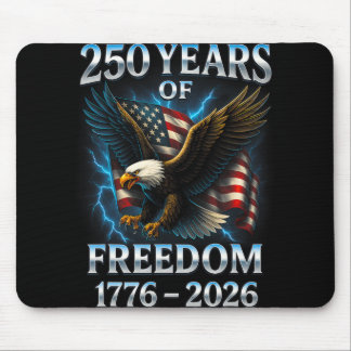 250 Years Of Freedom 1776 2026 Ld Eagle 250th Birt Mouse Mat