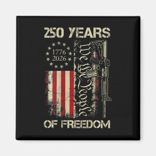 250 Years Of Freedom 1776-2026 We The People Usa F Magnet