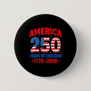 250 years of freedom 250th anniversary usa flag 4t 6 cm round badge