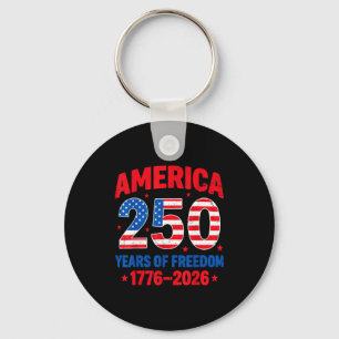 250 years of freedom 250th anniversary usa flag 4t key ring