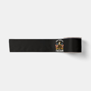250 Years of Freedom Bald Eagle Satin Ribbon