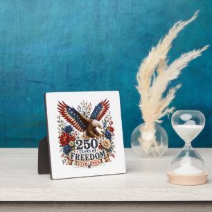250 Years of Freedom Eagle 250th Anniversary USA Plaque