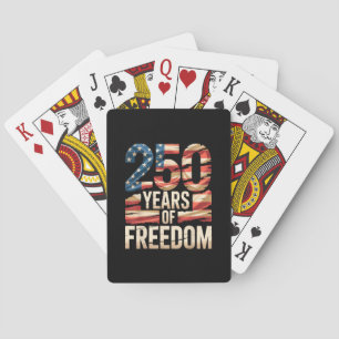 250 Years of Freedom Playing Cards
