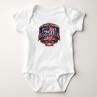 250 Years of Freedom T-Shirt – Keep America Great Baby Bodysuit