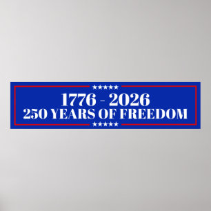 250 Years of Freedom   USA 1776–2026 Poster