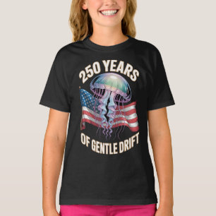 250 Years of Gentle Drift Jellyfish Art T-Shirt