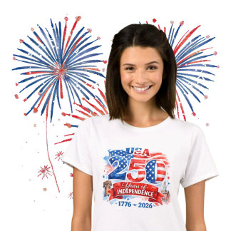 250 Years of Independence 4th of July Anniversary T-Shirt