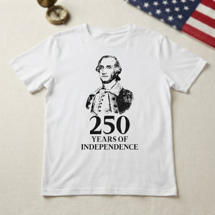 250 Years Of Independence George Washington T-Shirt