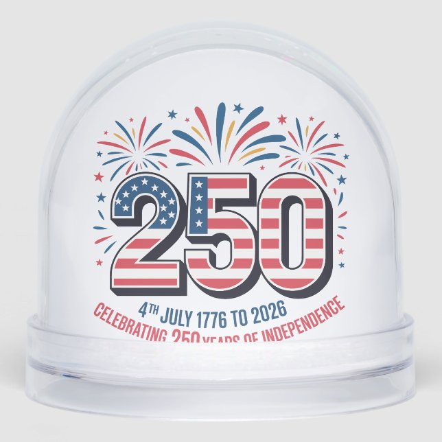 250 Years of Independence  Snowglobe (Front)