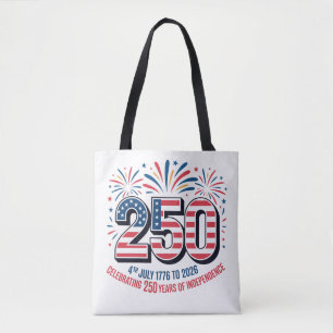 250 Years of Independence Tote Bag