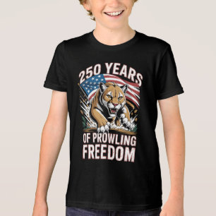 250 Years of Prowling Freedom Puma Art Tri-Blend Shirt