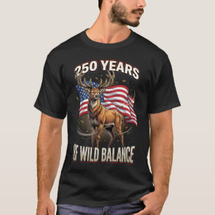250 Years of Wild Balance Deer Art T-Shirt