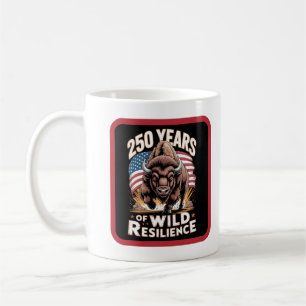250 Years of Wild Resilience Bison Coffee Mug