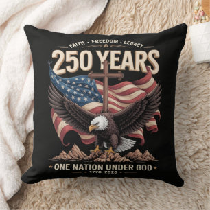 250 Years One Nation Under God Cushion
