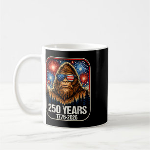 250 Years Patriotic Bigfoot 1776-2026 250th Annive Coffee Mug