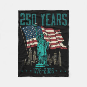 250 Years Statue Of Liberty 250th Anniversary Wome Fleece Blanket