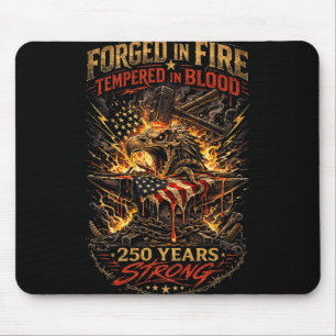 250 Years Strong Patriotic Eagle Mouse Mat