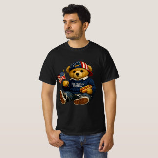 250 Years Teddy Bear 4th of July Patriotic 1776 T-Shirt