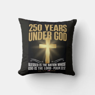250 Years Under God Cushion