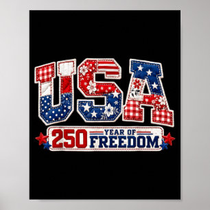 250 Years United States of America Independence Poster