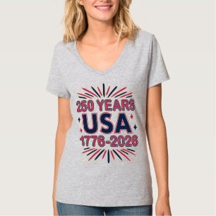 250 Years USA 1776–2026 Semiquincentennial T-Shirt
