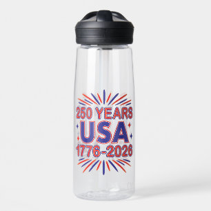 250 Years USA 1776–2026 Semiquincentennial Water Bottle