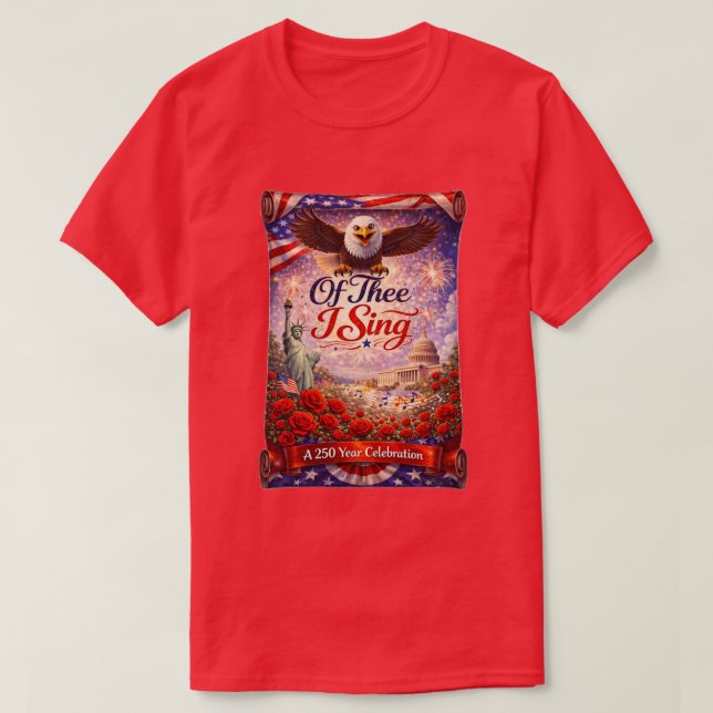 250 Years USA -35 T-Shirt (Design Front)