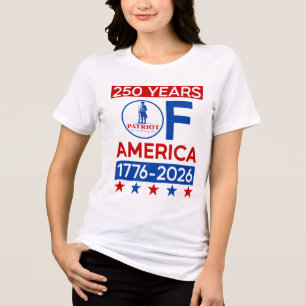 250 Years Usa American Revolution Semiquincentenni Tri-Blend Shirt