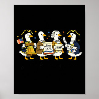 250 Years USA Anniversary Patriotic Just A Poster