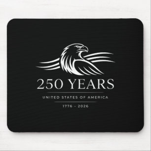250 Years USA Eagle 1776-2026 Patriotic American Mouse Mat