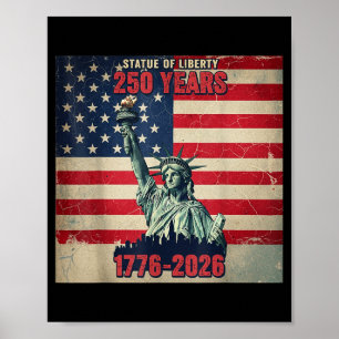 250th america anniversary 1776 2026 4th of july poster