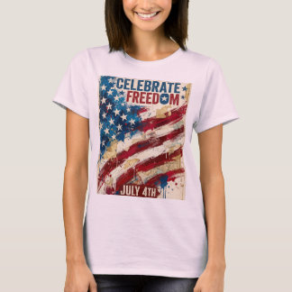 250th America Liberty 1776 Freedom Celebrate Anniv T-Shirt